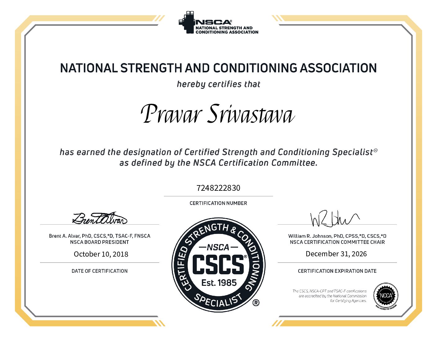 Certificate #3